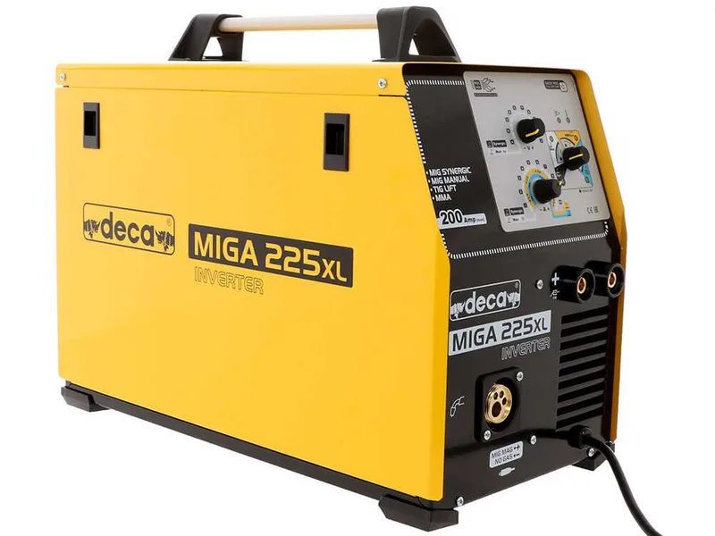 Poste à souder à fil inverter multi-procédés Deca miga 225XL 1Ph 230/50-60 - gaz/no gaz