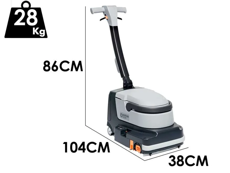 NILFISK SC 250 - Autolaveuse à batterie sans-fils 3 en 1 : lave, sèche et aspire