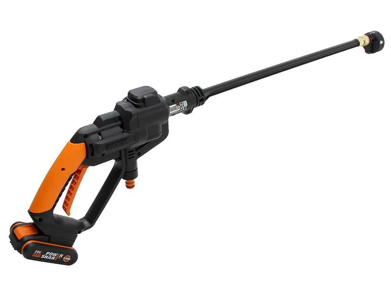 Pistolet nettoyeur haute pression Worx WG620E 20V Lithium avec batterie 2A Powershare