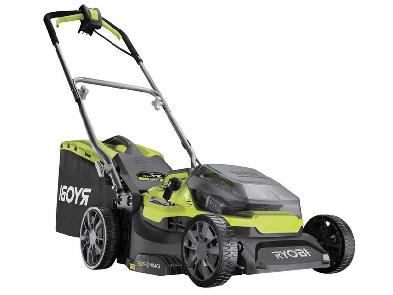 Ryobi Hybrid RY18LMH37A-250 - Tondeuse à gazon à batterie - 2x18V/5Ah - Coupe de 37 cm