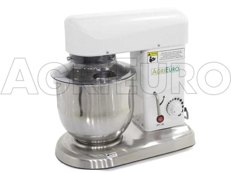 Batteur mélangeur planétaire FP105 - cuve INOX 5 litres - Accessoires interchangeables