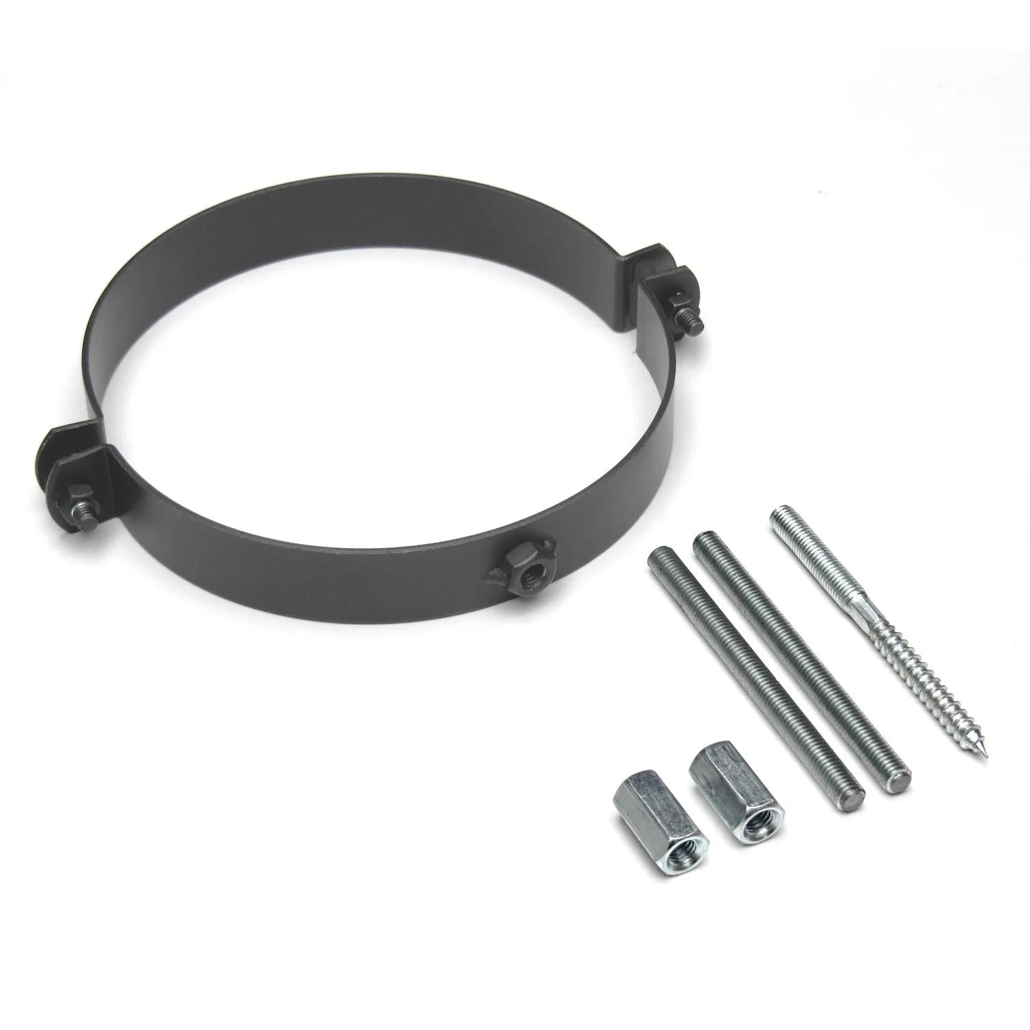 Raik Basic collier de tuyau de fumée 150mm gris fonte pour tuyau de fumée / conduit de fumée