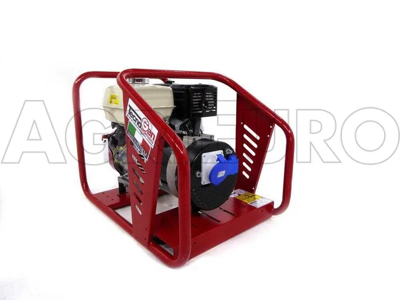 TecnoGen H8000 - Groupe électrogène 5.8 KW monophasé - Honda GX 390 - alternateur italien