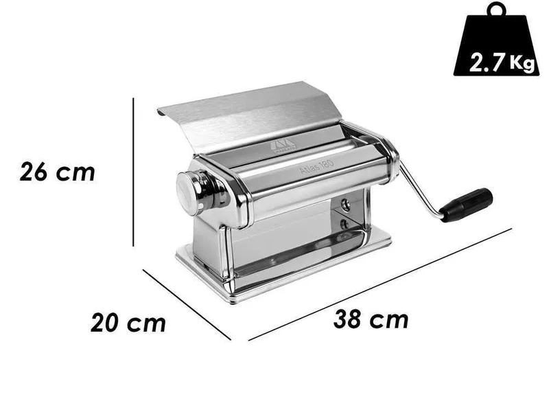 Marcato Atlas 180 Roller Slide - Laminoir - Machine à pâtes manuelle en INOX