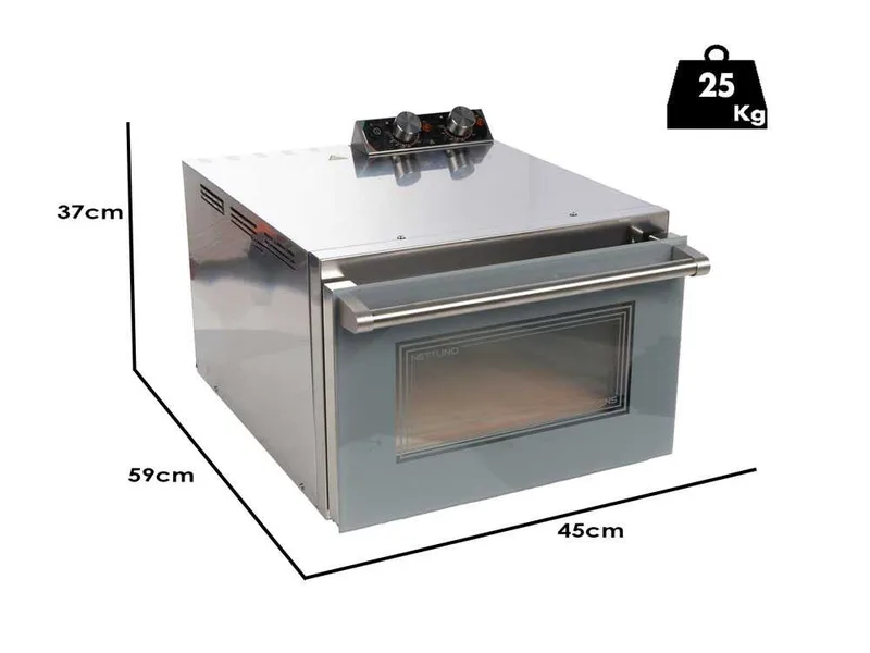 Macte Ovens NETTUNO - Four électrique à pizza - 2975 W