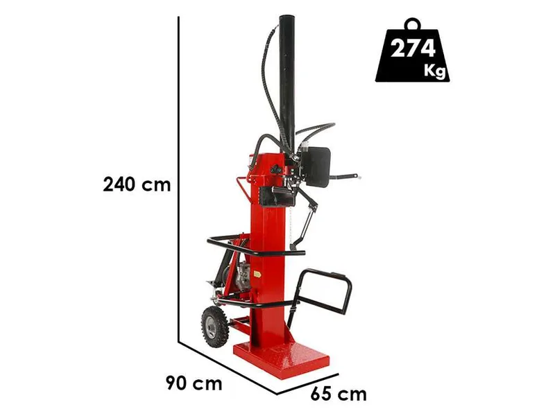 GeoTech Pro LSP 25-100VET - Fendeuse à bois pour tracteur - Verticale