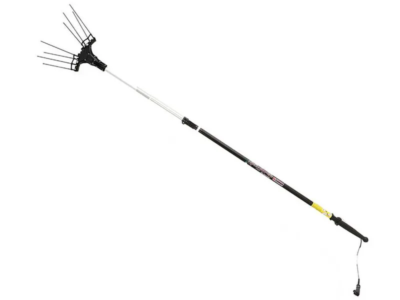 Peigne vibreur électrique à batterie Zanon Karbonium EVO AL 200/K - 170/250 cm - Perche télescopique