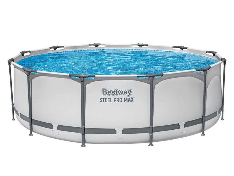 Bestway Steel Pro Max 56418 - Ø366x100 cm - Piscine ronde + pompe de filtration et échelle