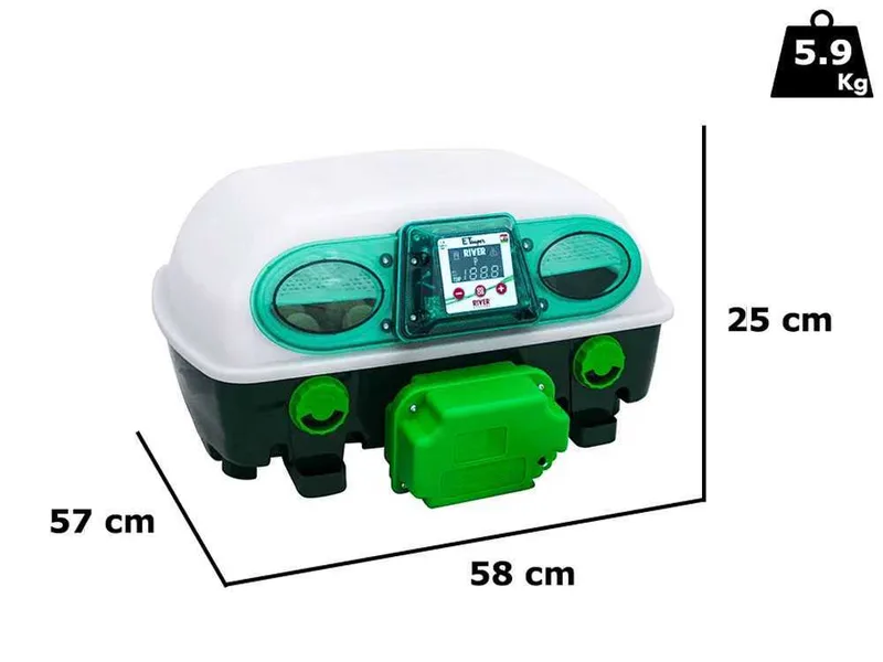 River Systems ET 24 SUPER - Couveuse pour œufs automatique - 24 œufs