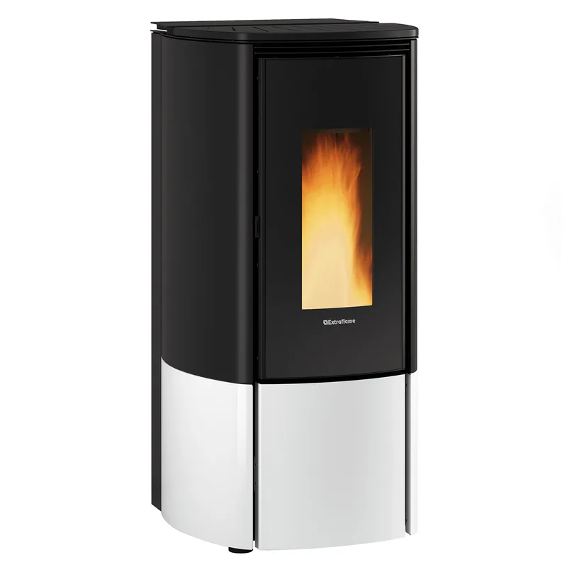 Extraflame Evolution Line Katia 11 poêle à granulés acier blanc