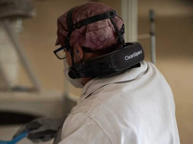 Kasco CleanSpace PRO - Demi-masque ventilé - Avec filtre ABEKP3