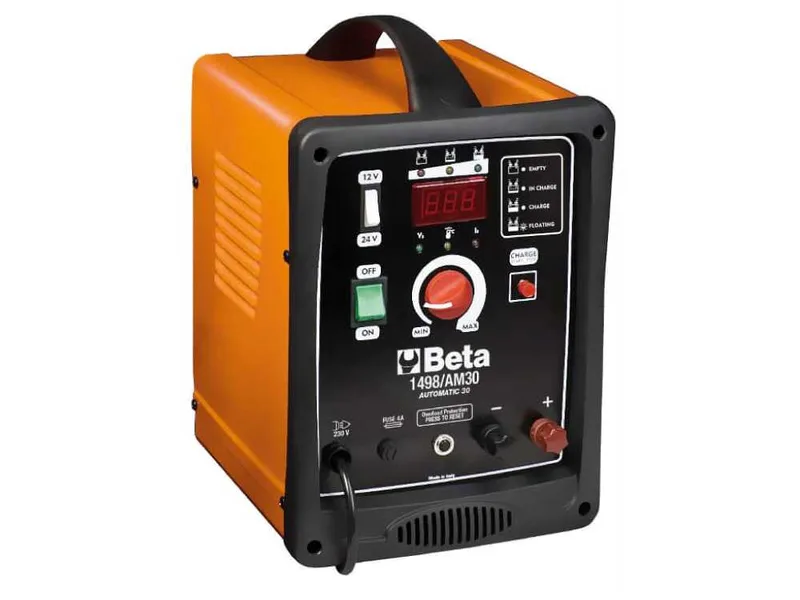 Beta 1498/AM30 - Chargeur et mainteneur de charge automatique portable - 12/24 V - Monophasé