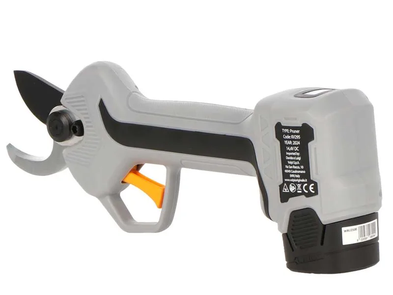 Volpi KV295 - Sécateur électrique de taille - 2x 14,4 V/2,5 Ah - Diamètre de coupe 28 mm