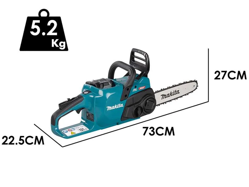 Makita XGT UC021G - Tronçonneuse à batterie - Coupe de 30 cm - 40 V/5 Ah