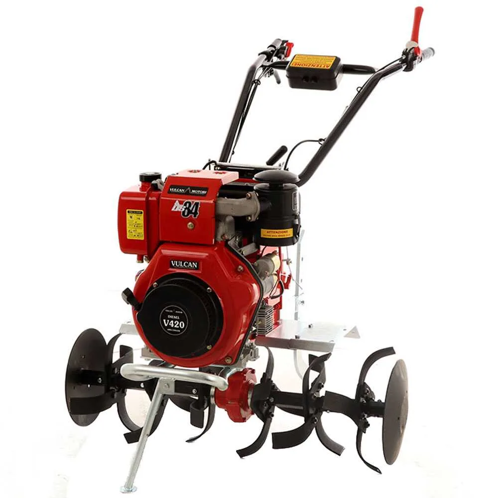 Diesse DS 84 - Motobineuse diesel 10,5 CV - Vulcan 418 cm3 avec démarrage électrique