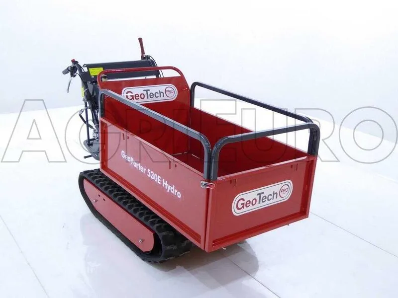 Brouette à moteur GeoTech Pro GeoPorter 530E Hydro, basculement hydraulique, charge 500 kg
