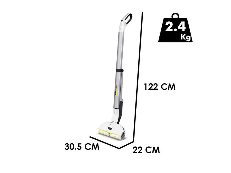 Karcher EWM 2 - Nettoyeur de sols à batterie 3 en 1 : lave, sèche et aspire