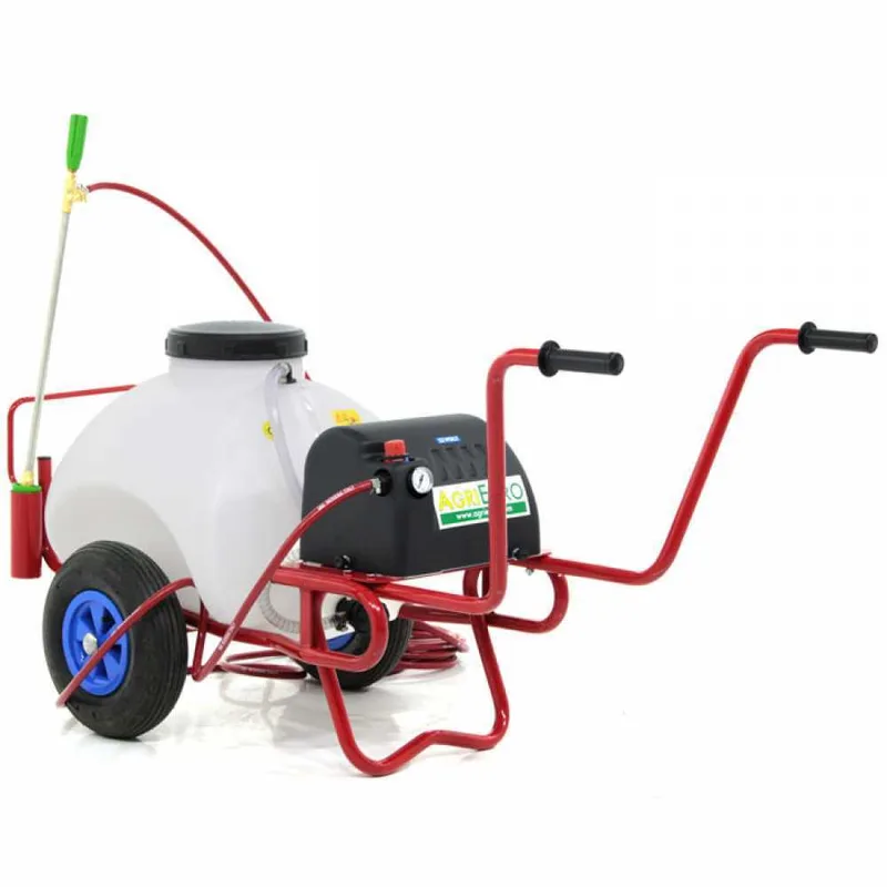 Pulvérisateur à batterie 12 V de 70 l PRO - Pompe de pulvérisateur électrique sur chariot