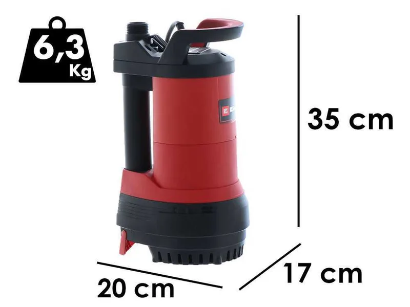Pompe immergée pour citerne Einhell GE-PP 5555 RB-A - Corps en plastique - 5500l/h