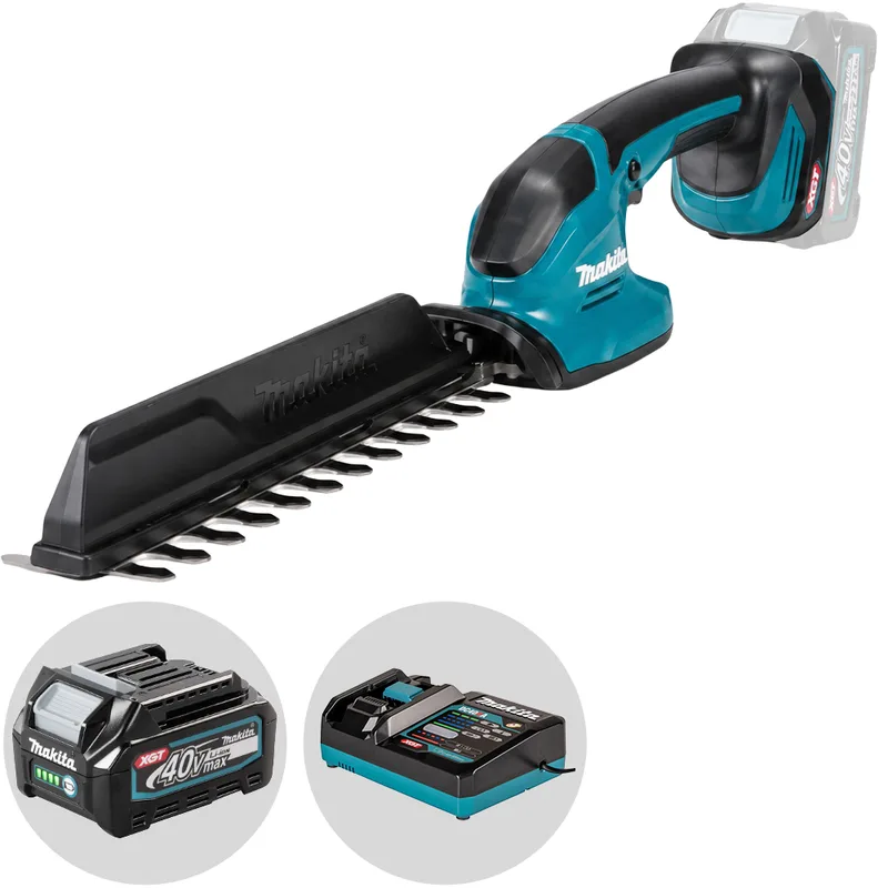 Makita UH023GZ - Taille-haie à batterie 40 V 4 Ah - Lame de 20 cm