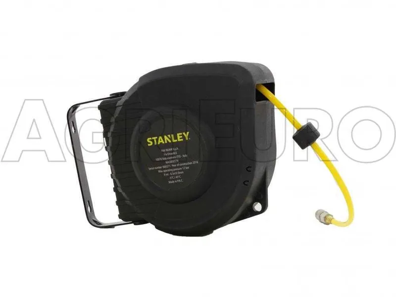 Enrouleur de tuyau pneumatique STANLEY 9 m de tuyau - Polyuréthane air comprimé pour compresseur