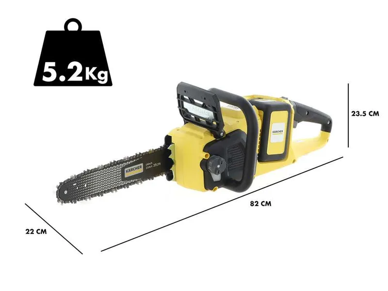 Karcher CNS 36-35 - Tronçonneuse à batterie 36V 2,5 Ah - Lame de 35 cm