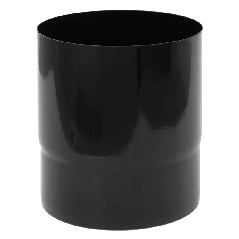 Tube de fumée / Tuyau de poêle émaillé 130mm - 150mm Noir
