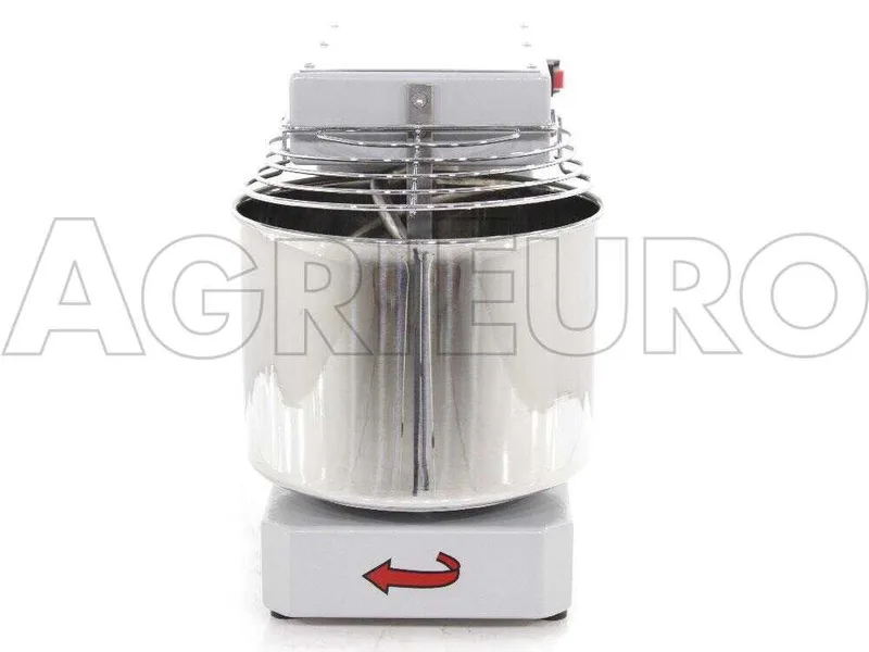 Pétrin à spirale Famag IM 8. 10 vitesses avec moteur électrique - 8 KG - Gris