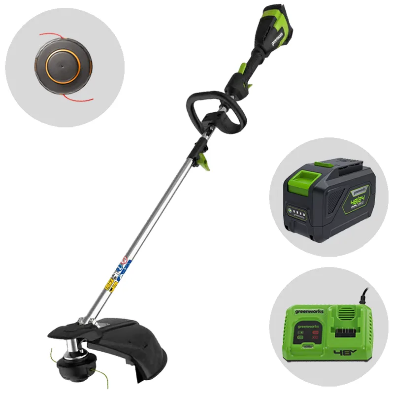 Greenworks GD48TX - Débroussailleuse à batterie - 48V - 5Ah