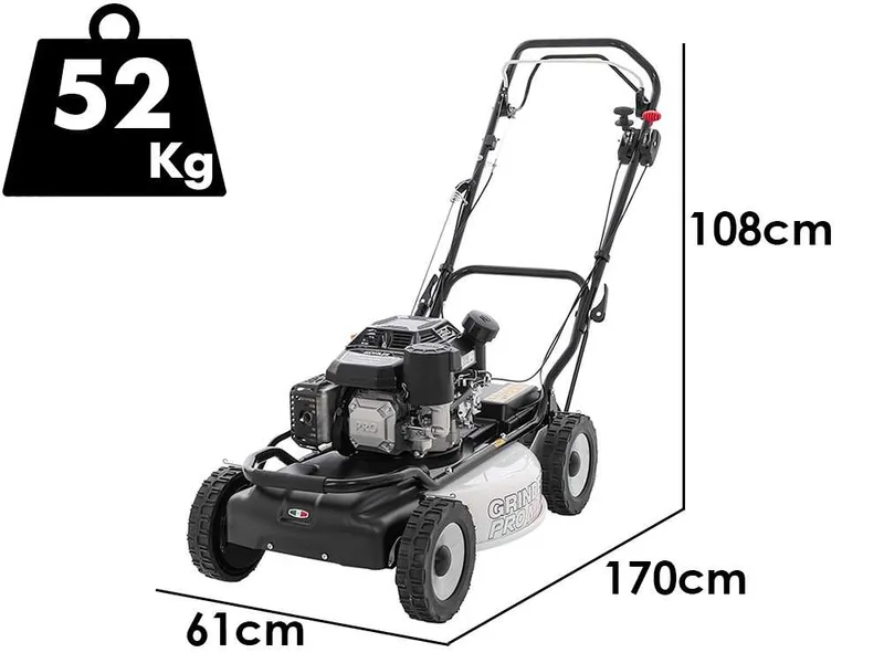 Marina Systems GRINDER Pro Max 60 VV - Tondeuse à gazon thermique tractée - Moteur Kohler CV224