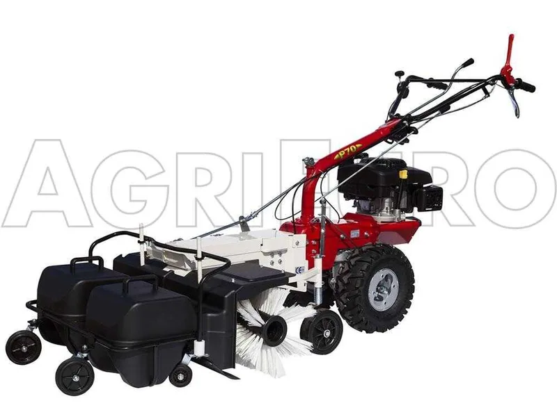 Balayeuse Eurosystems P70 EVO de 88 cm - ramassage par bac - balayeuse avec démarrage électrique