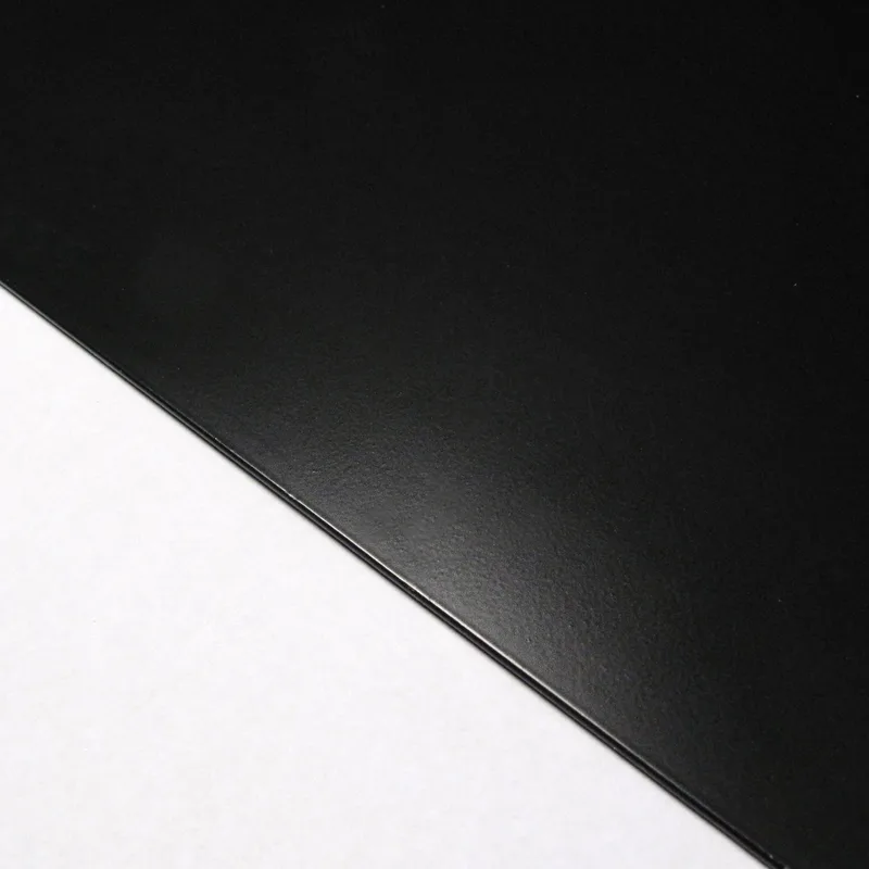 Plaque de sol Raik Goutte noire revêtue par poudre 1000 x 1000 mm