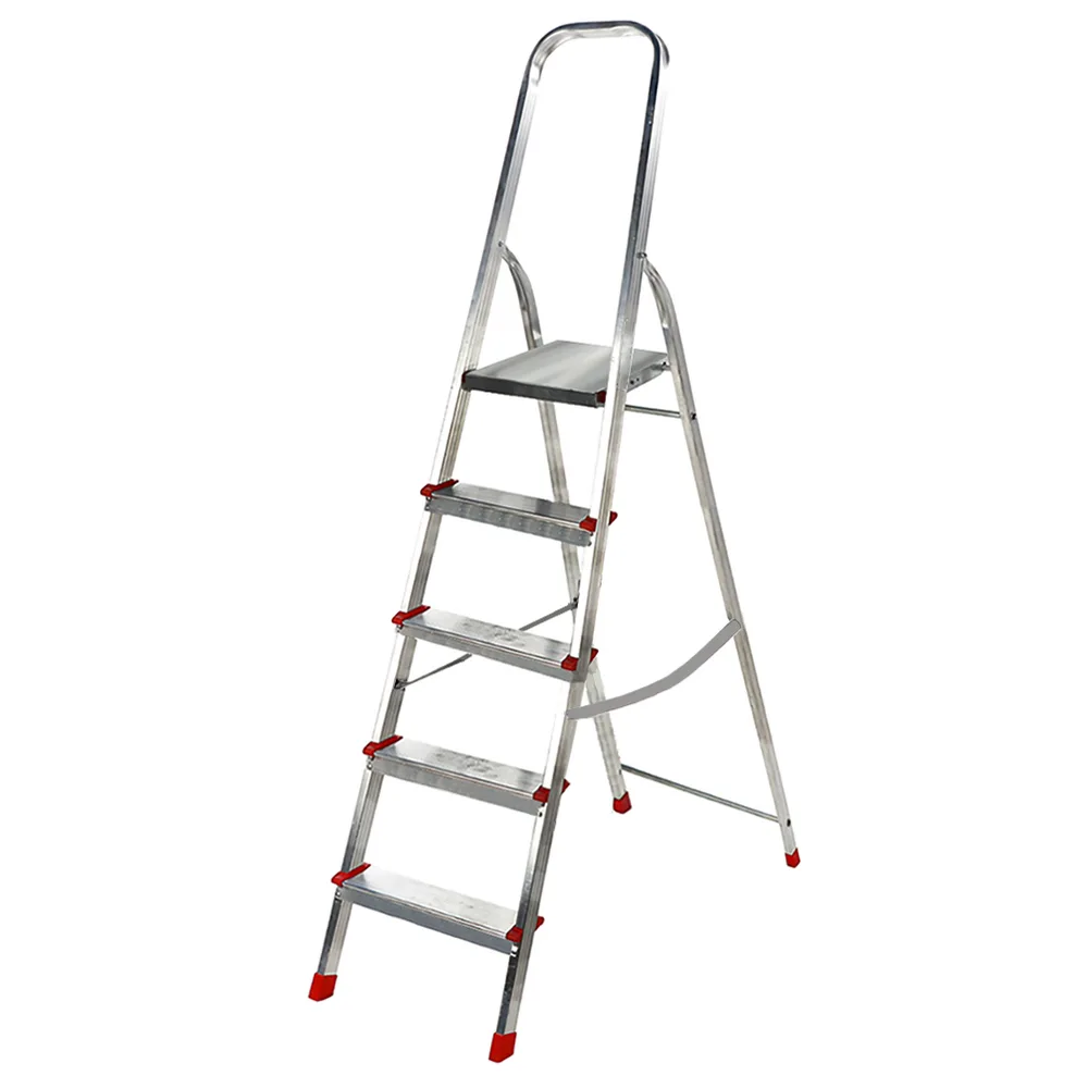 Échelle en aluminium avec tréteau Alice 5, 5 marches, 1,71 m