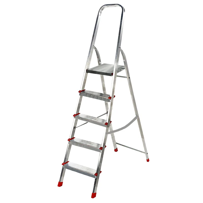 Échelle en aluminium avec tréteau Alice 5, 5 marches, 1,71 m