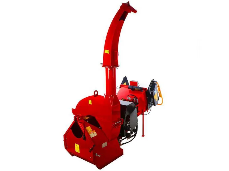 GeoTech Pro WS102RS - Broyeur de branches à tracteur - Avec rouleaux d'entraînement à commande hydraulique
