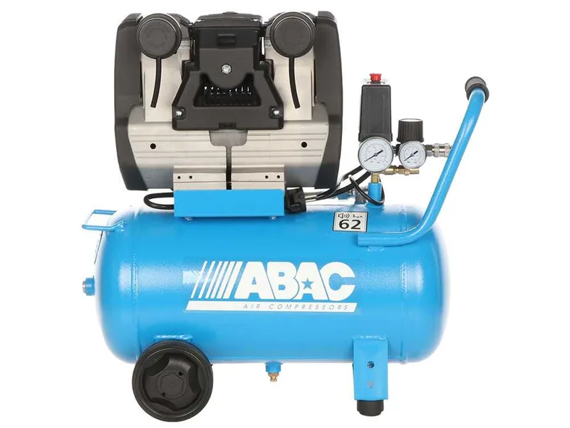 Abac pole position quiete OS20 - Compresseur d'air électrique monophasé insonorisé - Oil-less - Moteur 2 CV - 24 L