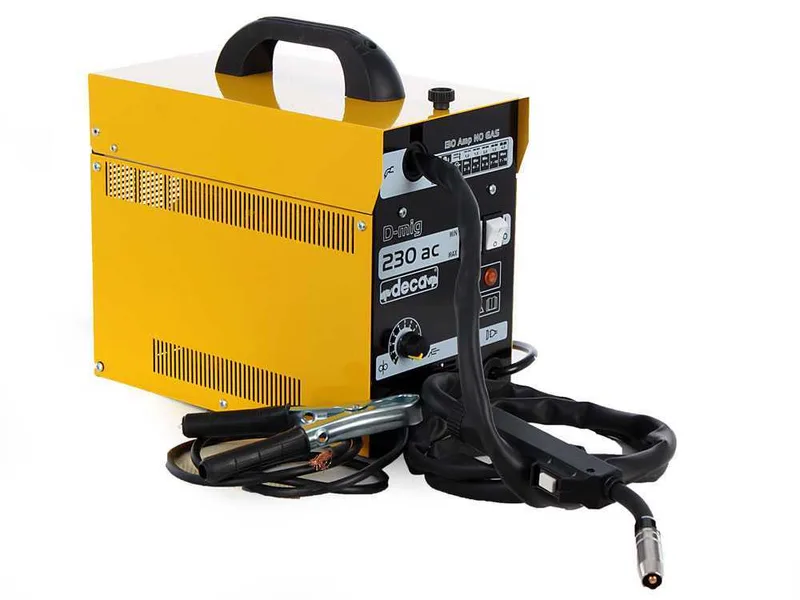 Poste à souder à fil continu Deca d-mig 230 AC sans gaz - 130 A - 230V - fil fourré