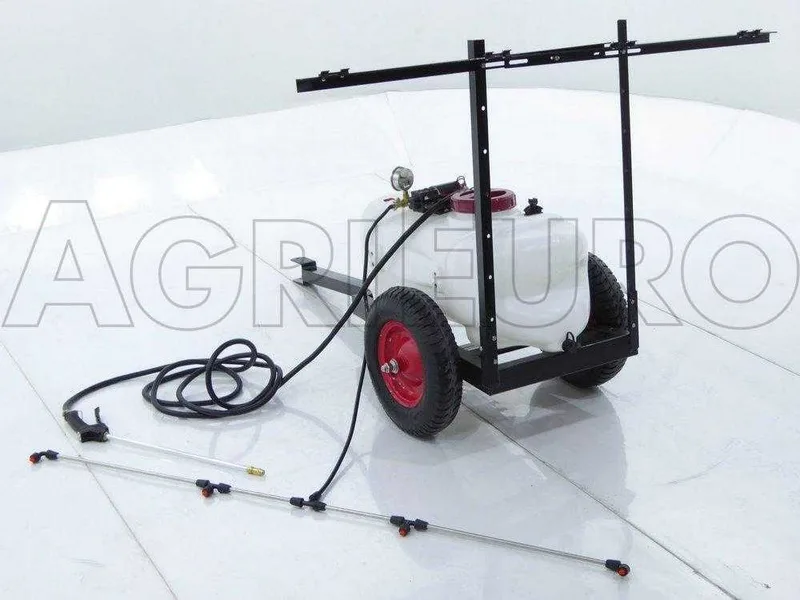 GeoTech CZ60D - Cuve de pulvérisation pour tracteur tondeuse - Pompe 12V - 60L