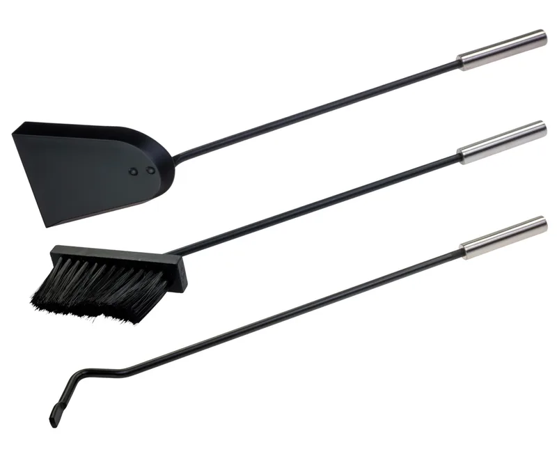 Raik Serviteur de cheminée Ludwig Set 4 pièces Noir