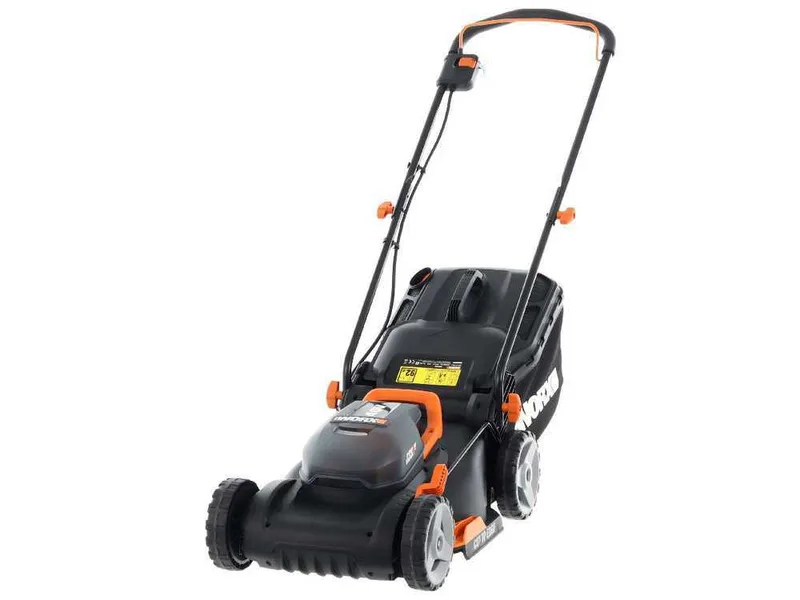 Tondeuse à gazon électrique à batterie Worx WG743E - 2X20V 4 Ah