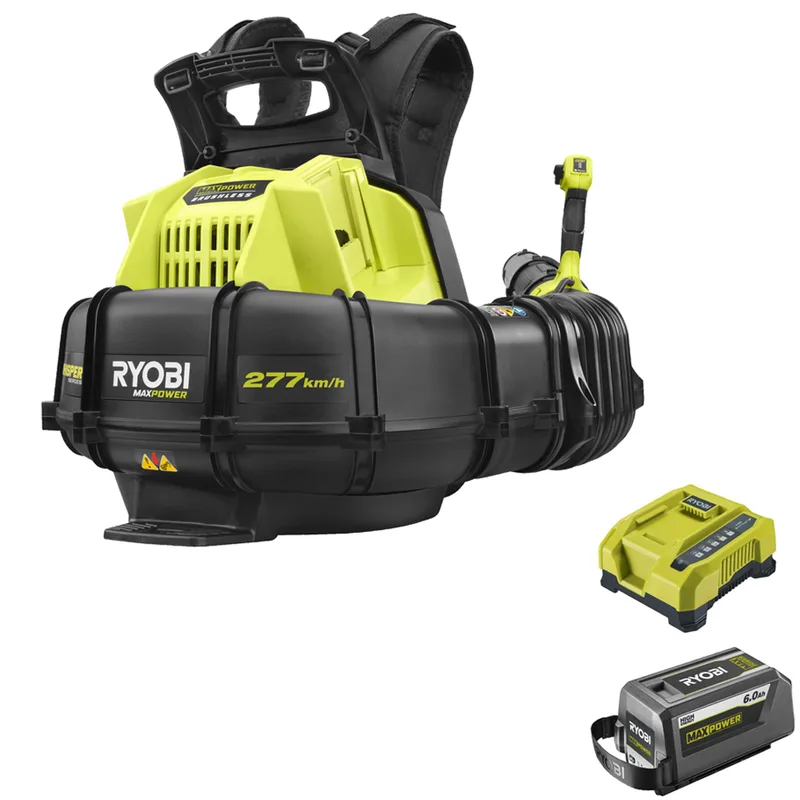 Ryobi RY36BPXB-0 - Souffleur à dos à batterie MAX POWER 36V 6Ah
