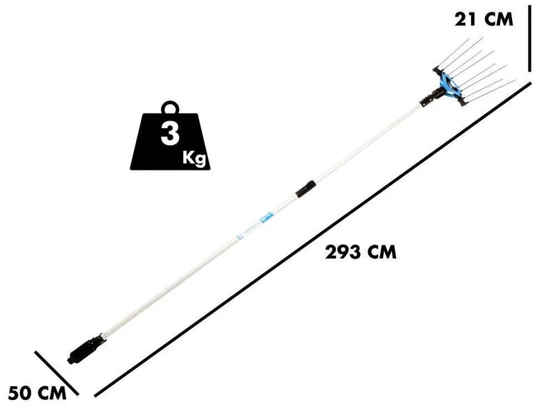 Campagnola Icarus V1 ECO Plug-in - PROM.0141 - Perche en alluminium 150-220 cm - Peigne vibreur électrique à batterie
