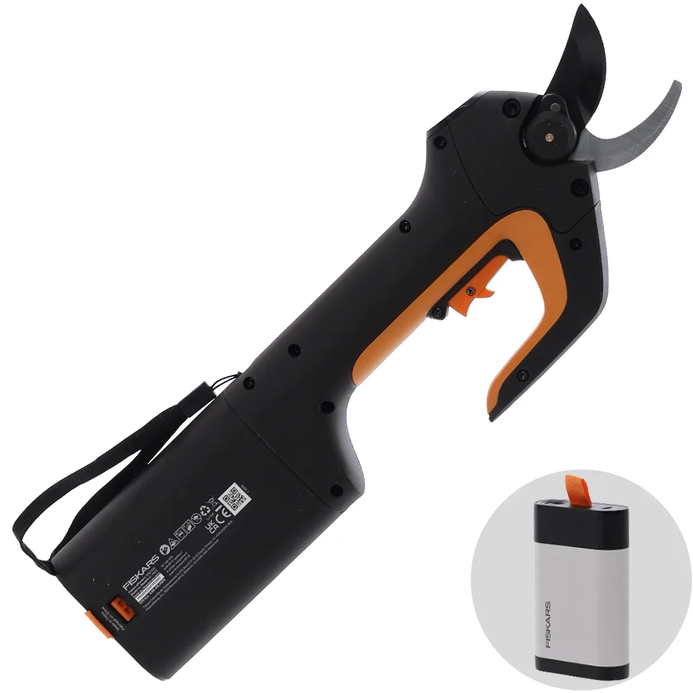 Fiskars ePruner L Bypass - Sécateur de taille électrique - 12 V 4 Ah - Diamètre de coupe 18 mm