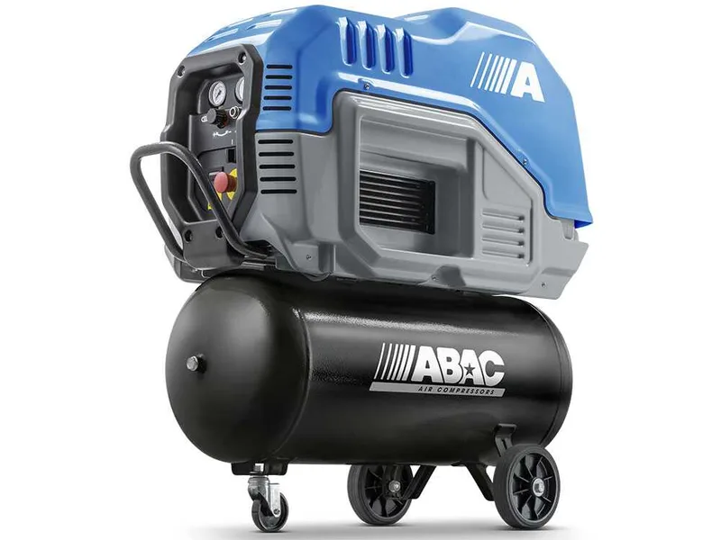 Abac Spinn D 2.2 90W 10 230/50 - Compresseur rotatif à vis monophasé silencieux - Moteur 3 CV - 90 L