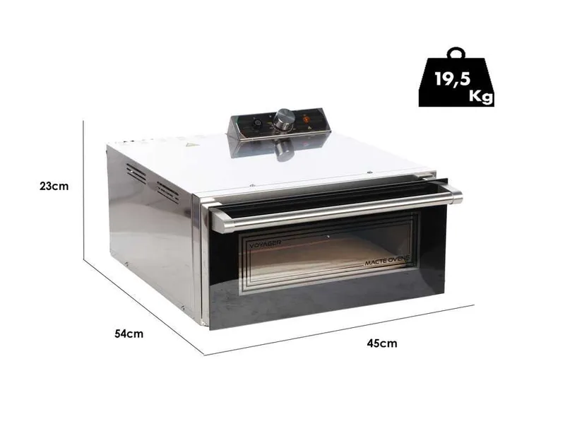 Macte Ovens Voyager SMART - Four électrique à pizza - 1925 W
