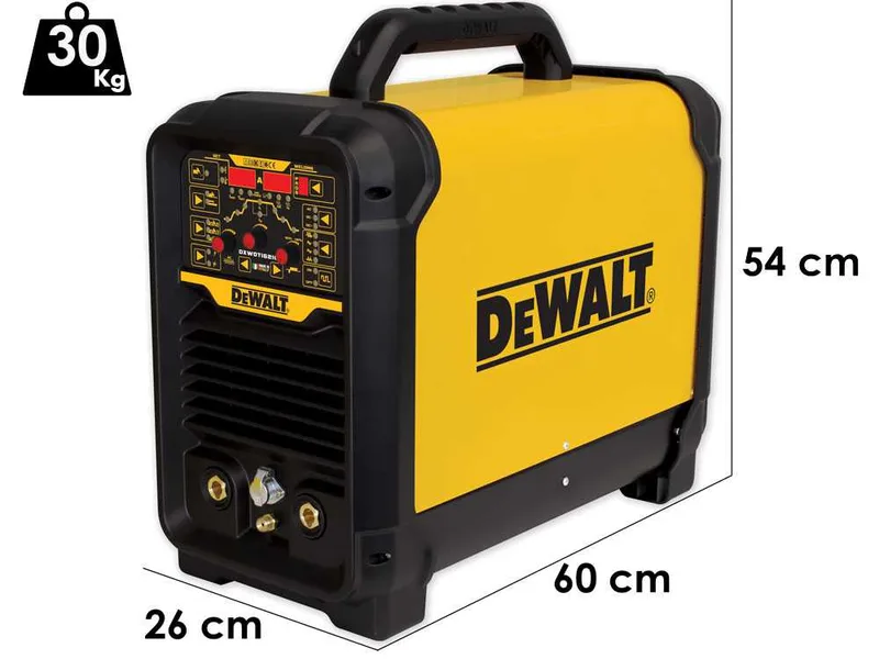 DeWalt dxwdtig 210E - Poste à souder Inverter (tig hf/lift, mma) - courant continue (DC) - Mallette