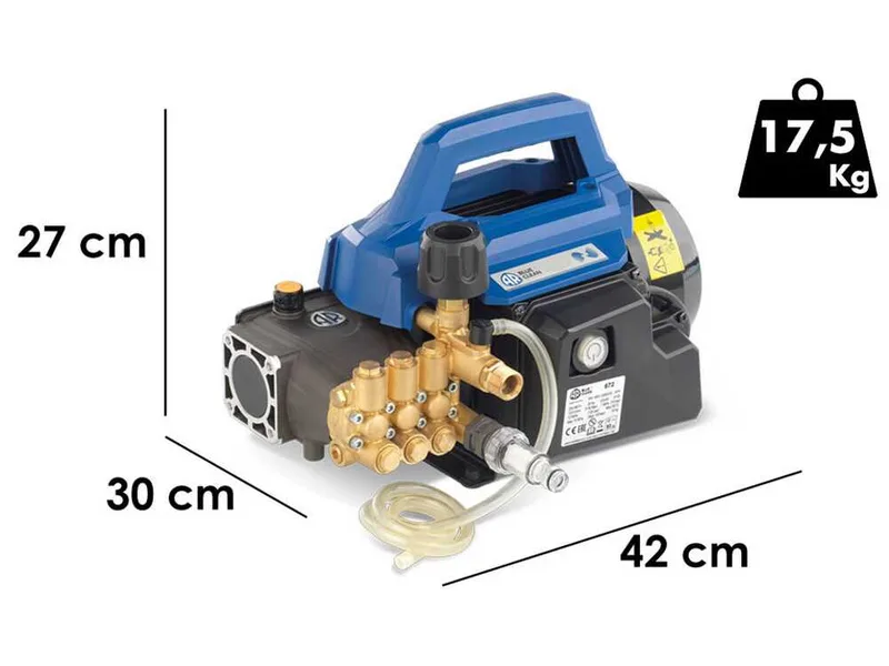 Annovi Reverberi 670 - Nettoyeur haute pression à eau froide - 160 bar max - Débit 500 l/h