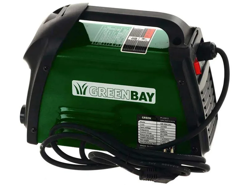 Poste à souder inverter à électrode à courant continu greenbay gb-wm 120J - 120A - avec Kit mma