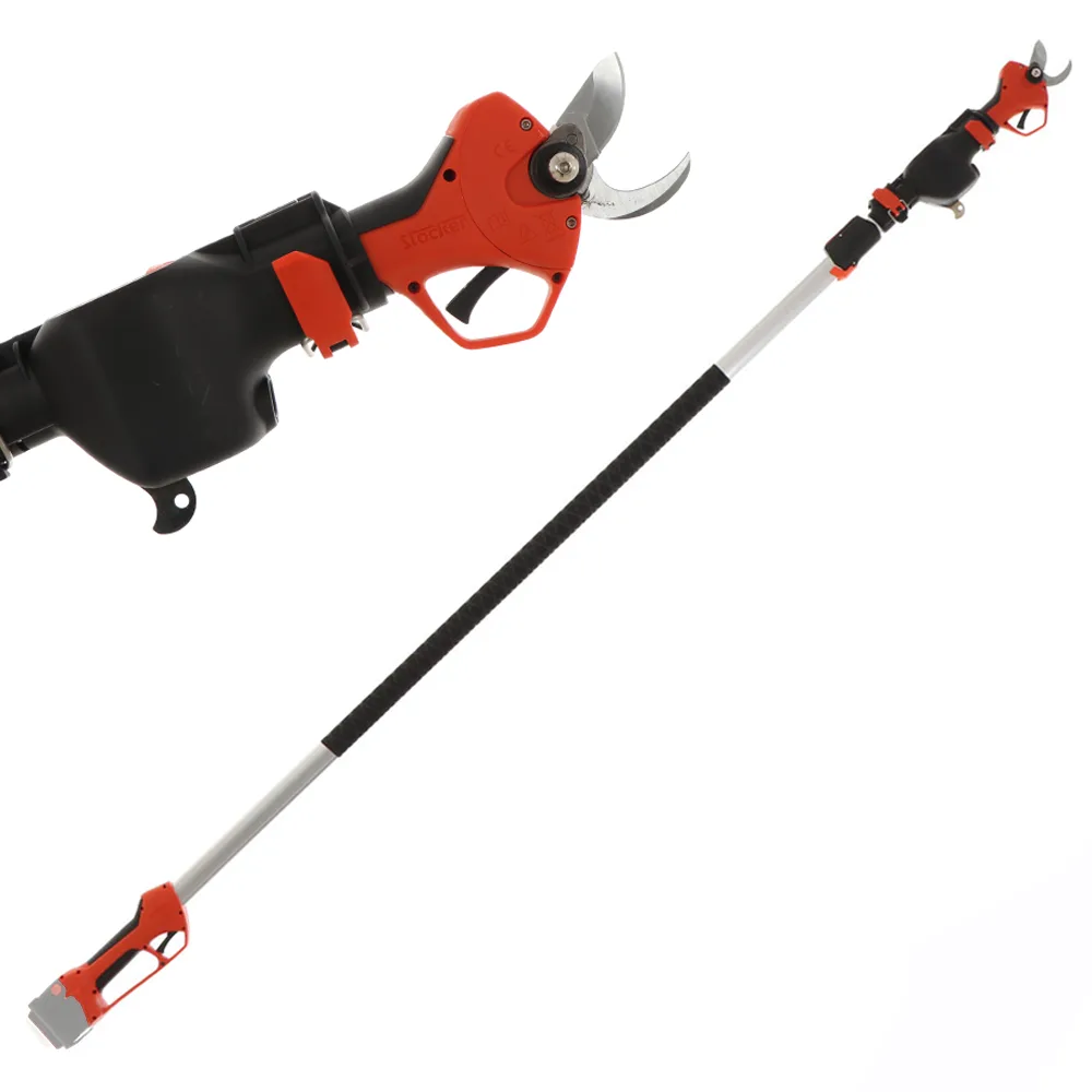 Stocker Magma E-35TP - Sécateur électrique sur perche - 21.6V - 160/240 cm - Diamètre de coupe 35 mm - sans batterie