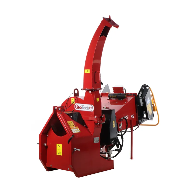 GeoTech Pro WS52RS - Broyeur de branches à tracteur - Avec rouleaux d'entraînement à commande hydraulique